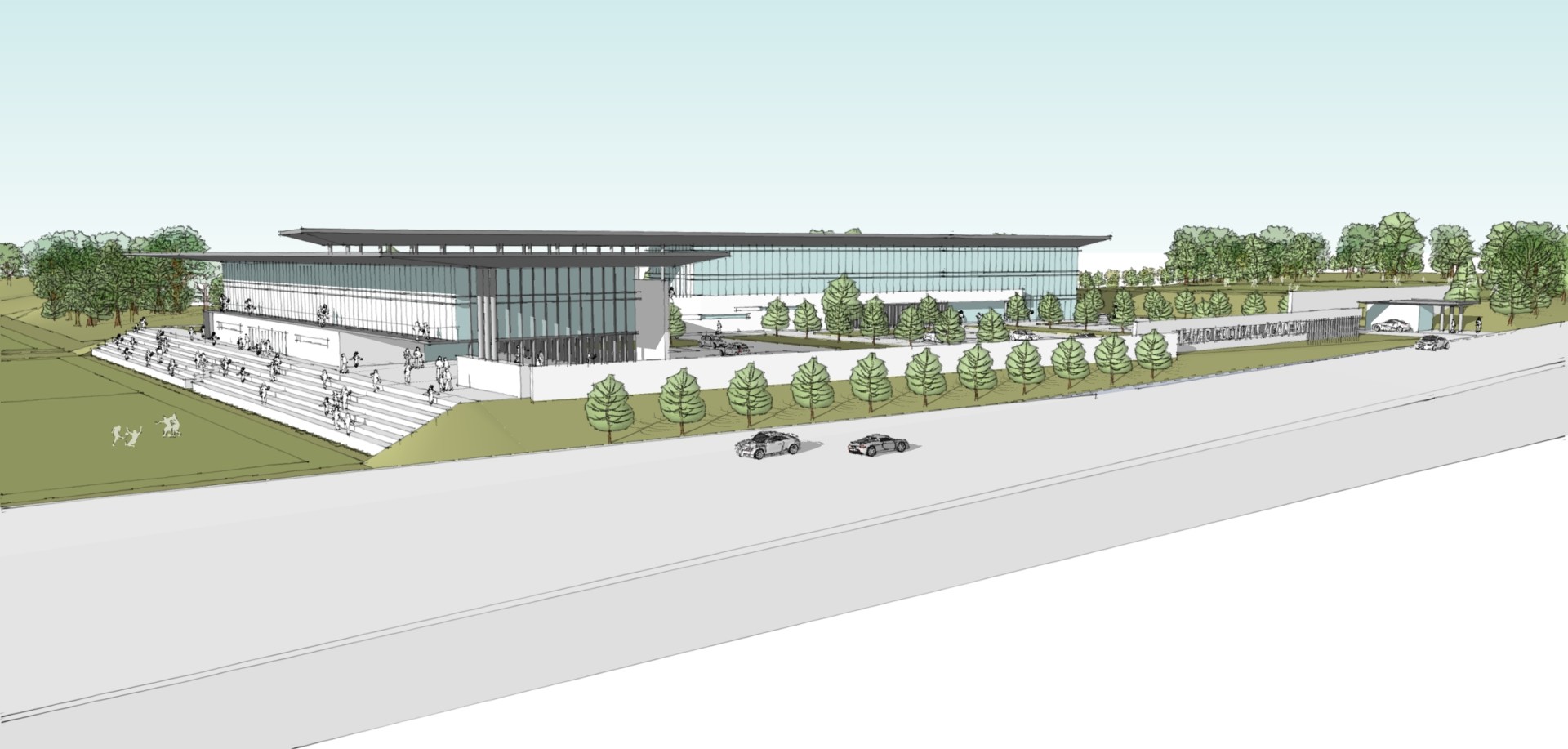 AFL Architects Kehua Sports Masterplan 2