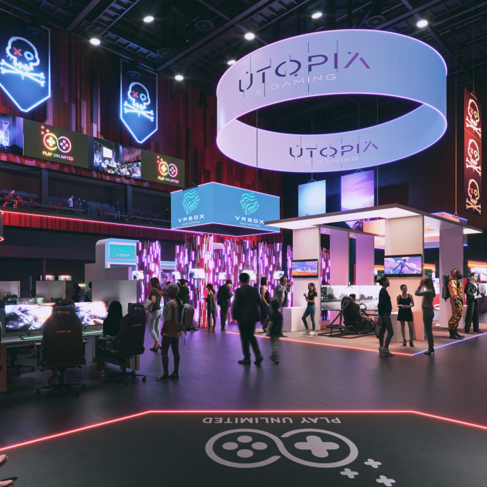 Swansea Arena Esports Configuration, convention set up
